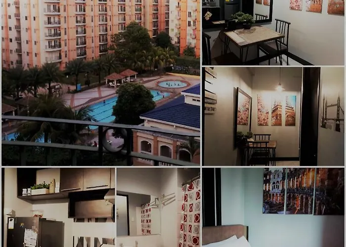 Apartment 1br With Balcony Overlooking Pool Chateau Elysee Near Naia Manila