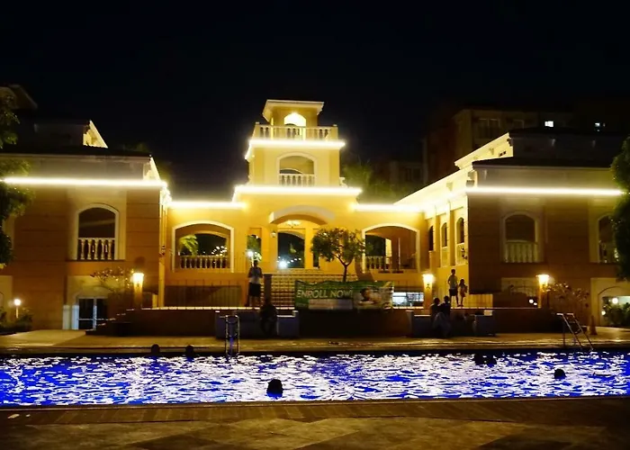 1br With Balcony Overlooking Pool Chateau Elysee Near Naia Apartment